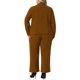 thumbnail image 5 of Traje de dos piezas para mujer de talla grande Agnes Orinda, conjunto de chaqueta blazer y pantalones para oficina de negocios, 4X marrón, 5 of 8