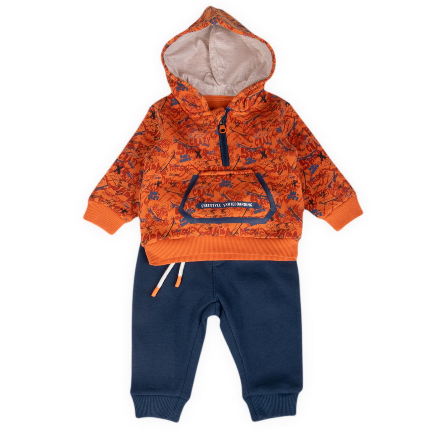 Buzo Bebé Niño Naranjo Pillin