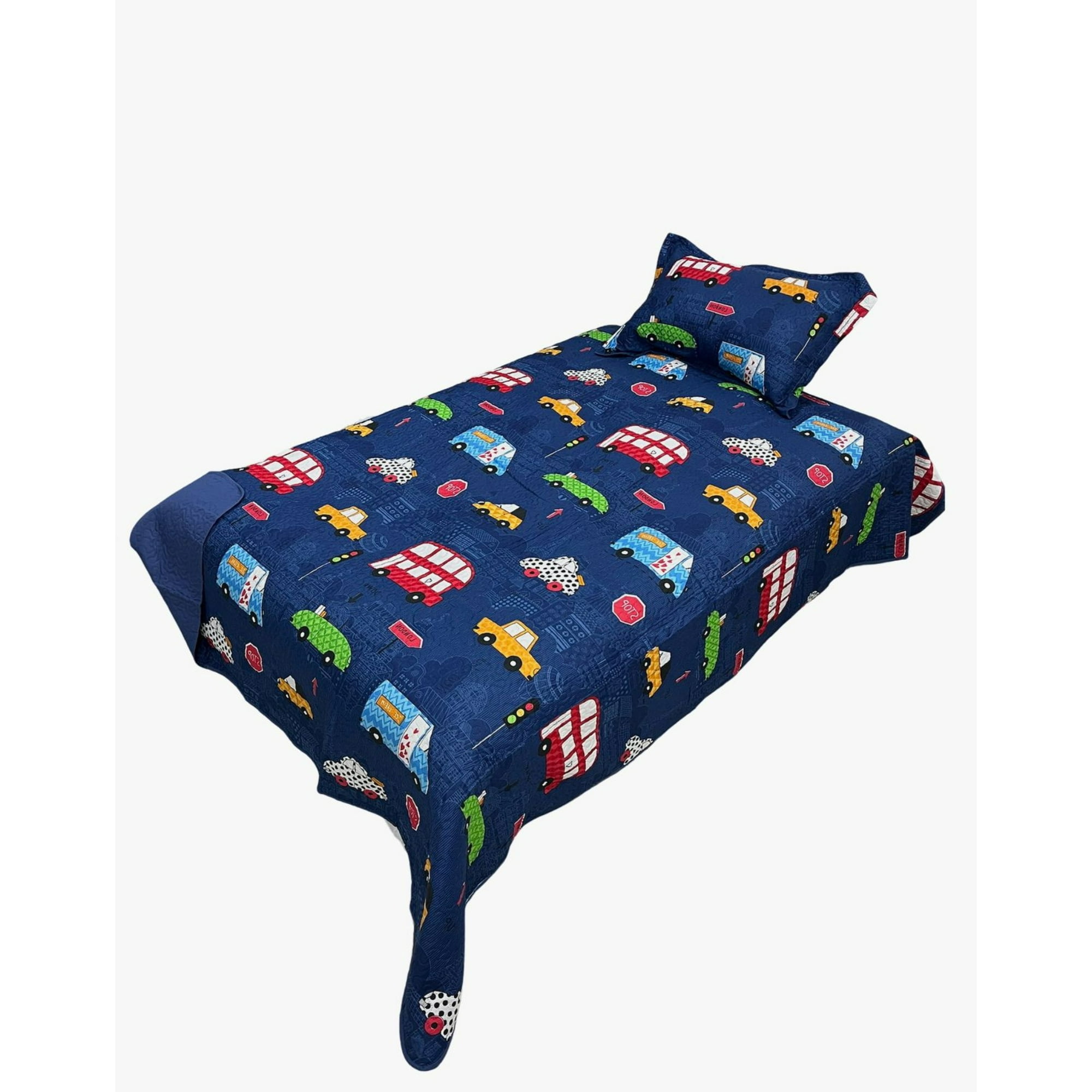 Decoideasemi - Cubrecama Quilt Primavera Verano De Niños Plaza Y Media