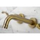 thumbnail image 2 of Grifo de baño de pared Kingston Brass KS8120DFL NuWave 4.5 LPM, 2 of 9