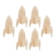thumbnail image 2 of Recortes De Madera Sin Terminar Cohetes Formas De Madera Para El Hogar Espacio Exterior Craft 6pcs, 2 of 5