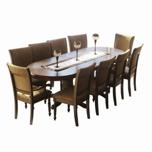Muebles Santa Ana - Juego De Comedor 8 Sillas + 2 Sitiales Tibet