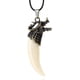 thumbnail image 2 of Hombres Antique Wolf Fang Tooth Colgante Collar Vintage Wolf Tooth Dragon Alloy Colgante Collar Fashion Choker Jewelry Gift, 2 of 6