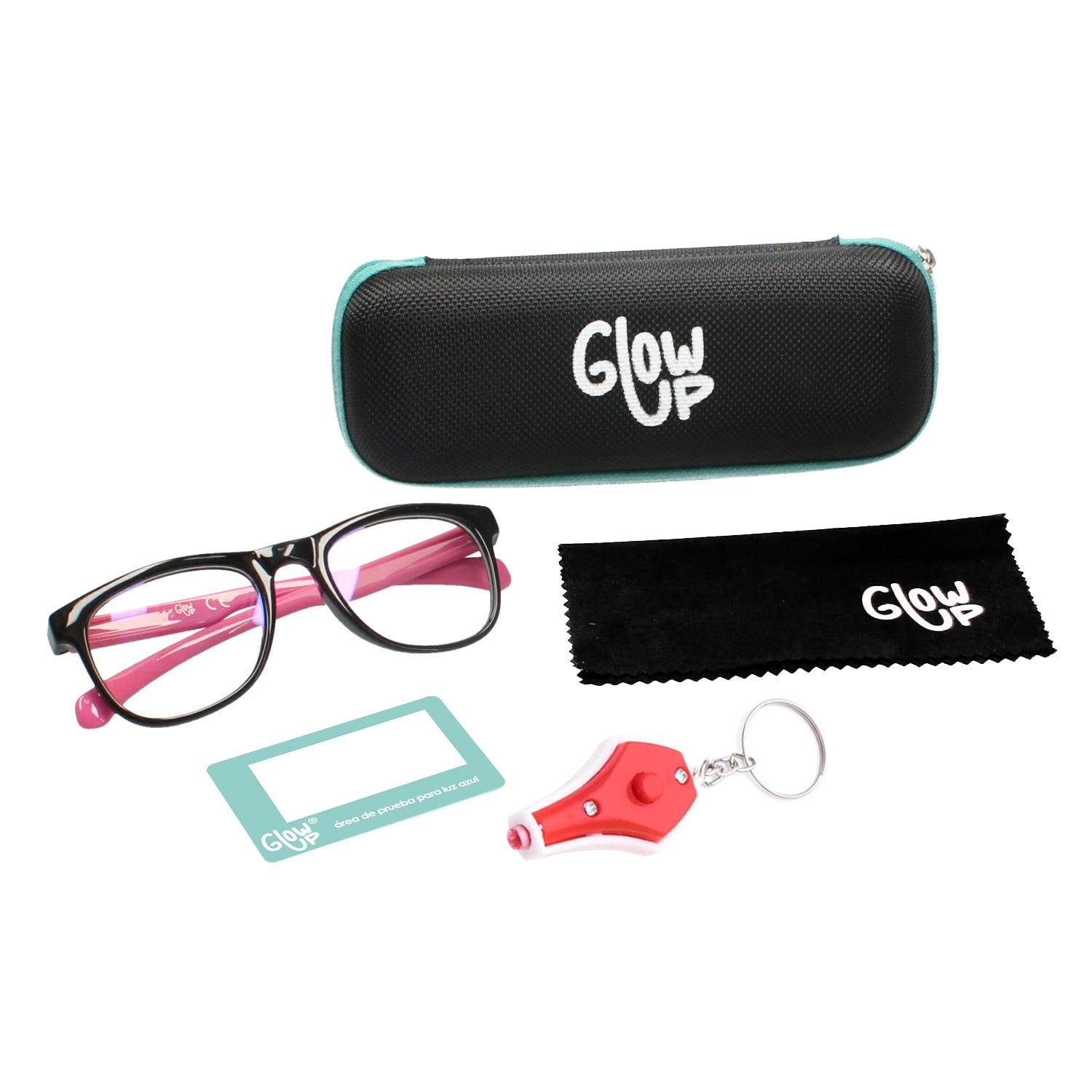 Glowup - Lentes Infantil Filtro Luz Azul Black Rose