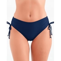 Samia - Bikini Calzón Ajustable Caderas Azul Marino