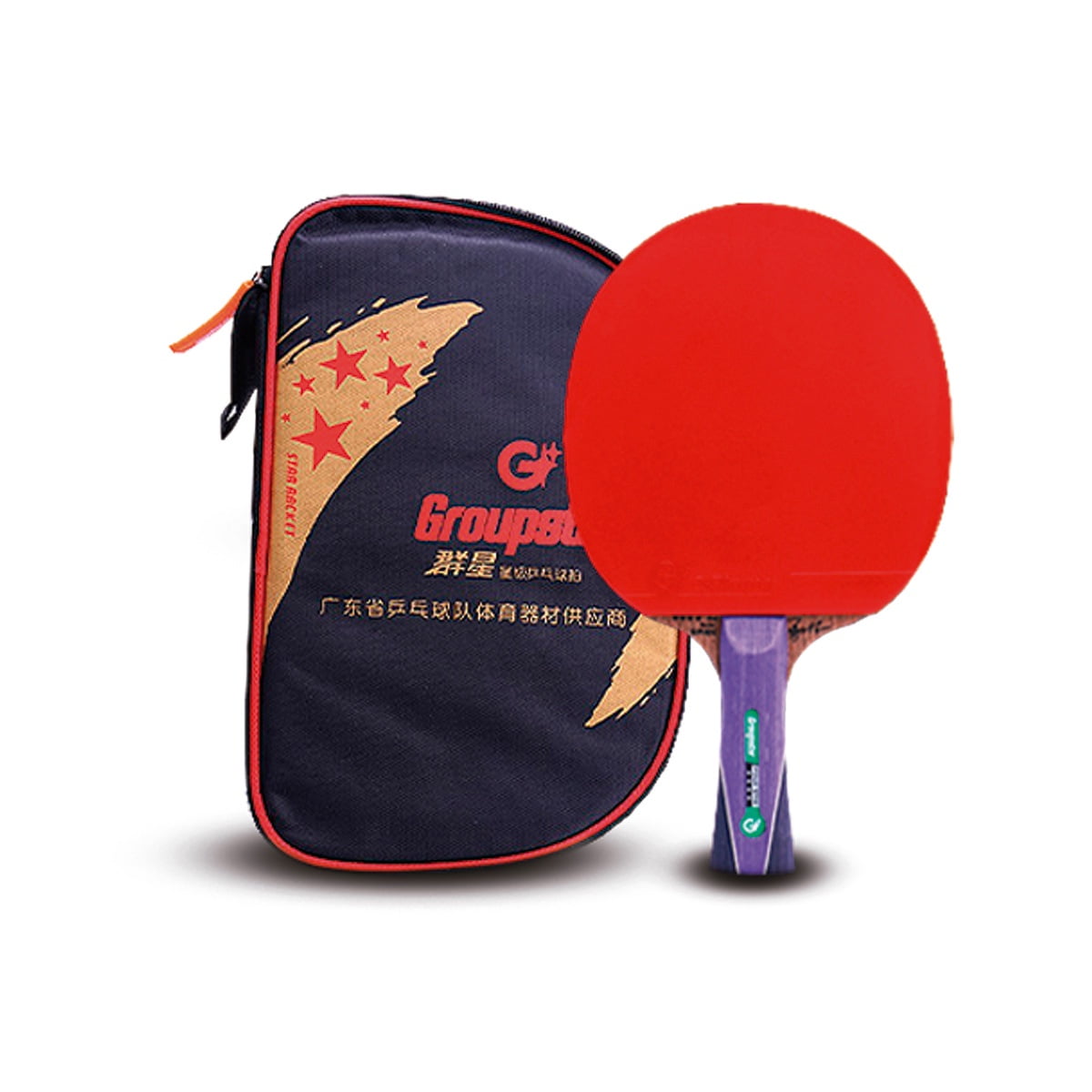 Genérico - Paleta De Ping Pong Groupstar 4 Estrellas Double Sided Anti Adhesive - Gs6004