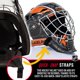 thumbnail image 5 of Mascarilla facial para portero de hockey Franklin Sports NHL Philadelphia Flyers, 5 of 9