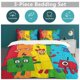thumbnail image 5 of x480 Numberblocks Bed Duvet Cover Microfiber Bedding Sets 3D Printed Lightweight 3 Piece Comforter Sets, 1 Duvet Cover And 2 Pillow Shams for Kids Boys Girls 90"x90" jn480, 5 of 5