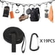 thumbnail image 4 of Organize Your Camping Gear with Our 19-Hook Outdoor Clothesline and Storage Belt with Carabiner - Perfect for Tents and More!, 4 of 4