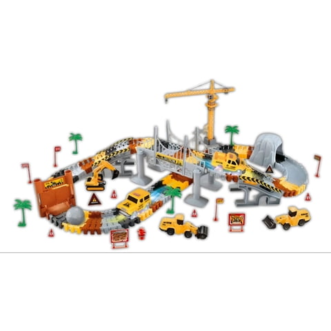 Genérica - Pista De Ingeniería 177Piezas Con Auto Y Luces