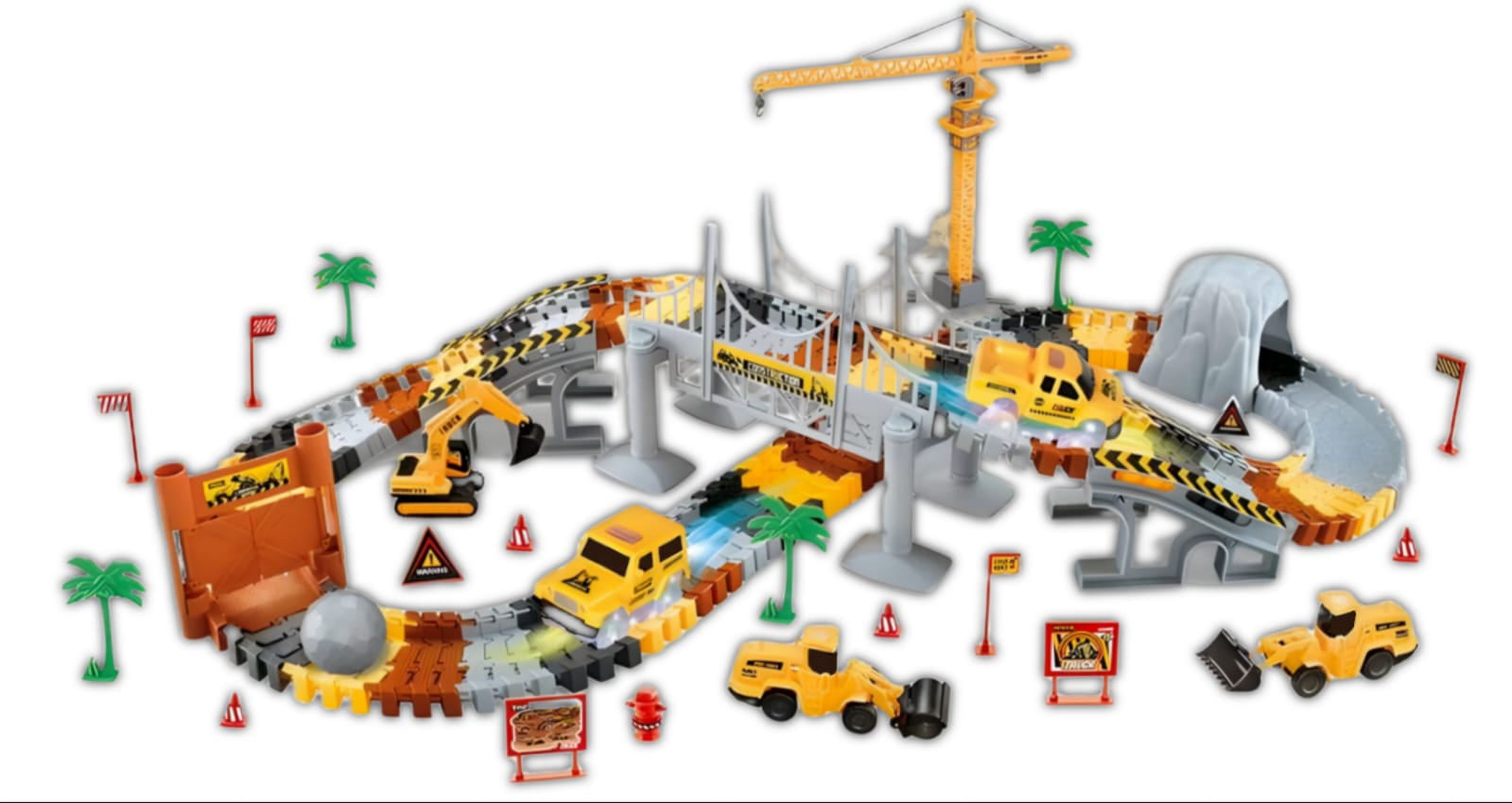 Genérica - Pista De Ingeniería 177Piezas Con Auto Y Luces