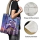 thumbnail image 3 of Suzume Bolso de tela con estampado de lienzo para mujer, bolsa de compras reutilizable y estética, con cremallera interior, regalo para mujer,38*45cm., 3 of 6