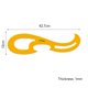 thumbnail image 2 of Regla de Curva Francesa KEARING 42 cm Flexible Naranja PVC, 2 of 5