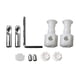 thumbnail image 4 of Accesorios de tazón de inodoro colgado de pared tornillos de fijación fácil de usar kits de fijación de conector de mantenimiento pernos de fijación p, 4 of 5