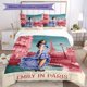 thumbnail image 1 of 3pcs Bedding Set Duvet Cover Closure Includes 1 Duvet Cover & 2 Pillowcases for All Seasons Bedroom Decor, Home Dorm High-Definition Print Emily in Paris Q310, 1 of 1