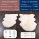 thumbnail image 4 of Alfombra de piel de oveja WL&ALLEN 132 cm × 198 cm Blanco Marfil, 4 of 8