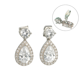 thumbnail image 1 of Aros largos sin perforacion Isabella elegantes zirconias, 1 of 3