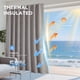 thumbnail image 4 of Cortinas opacas Joydeco de lino natural, 132 x 183 cm, 2 paneles, 4 of 9