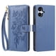 thumbnail image 2 of Funda Billetera Floral en Relieve samsung galaxy A07 4G con Tarjetero y Cremallera Azul, 2 of 6