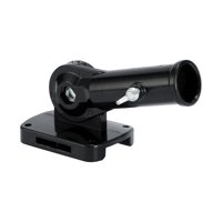 Ioensy - Soporte Para Mástil De Bandera, Soporte Resistente Y Resistente Para Mástil De Bandera Para Casa, Exterior, Poste De Luz Negro