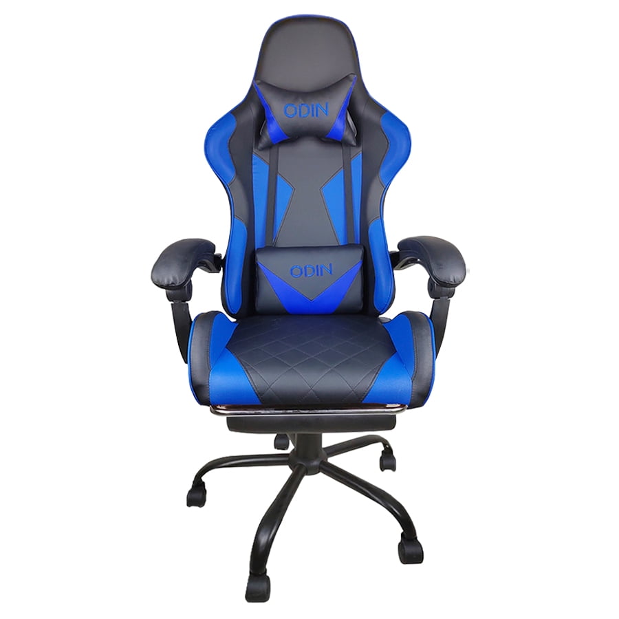 Silla Gamer Empoli Odín Ergonómica Apoyapiés Azul