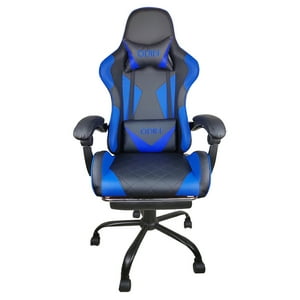Silla Gamer Empoli Odín Ergonómica Apoyapiés Azul