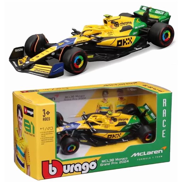 Auto miniatura OPO 10 McLaren MCL38 GP de Mónaco 1:43