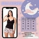 thumbnail image 4 of Pijama Mujer Short Panda Blanco + Polera Negra Talla Xl, 4 of 4