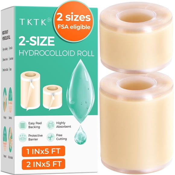 Rollo Hidrocoloide TKTK 2 Tamaños 3m+1.5m Cortable a Medida