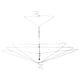 thumbnail image 2 of Borla Body Chain Multilayer Crystal Halter Neck Para Mujer Fiesta Plata, 2 of 5