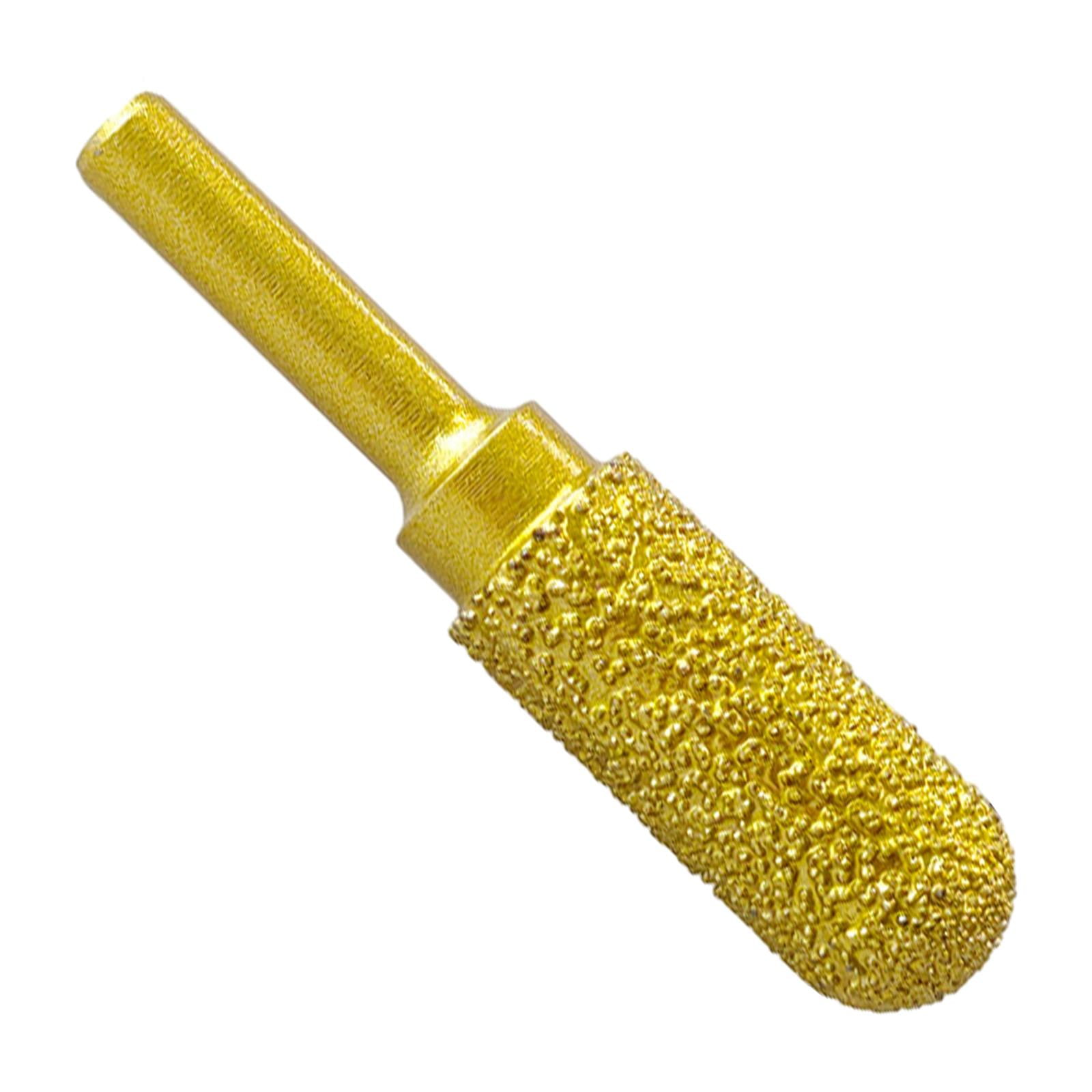 Magideal - Broca De Fresa De Pulido De Diamante, Broca De Pulido Vástago De 6 Mm Cabezal De Pulido Universal De 60 Mm De Largo Punto Montado De Pulido Para Pulir 13mm