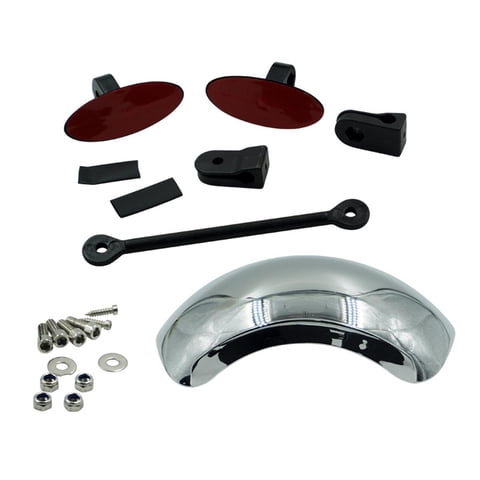 Ioensy - Espejo De Parabrisas De Motocicleta, Espejo De Punto Ciego Para Scooter Atv