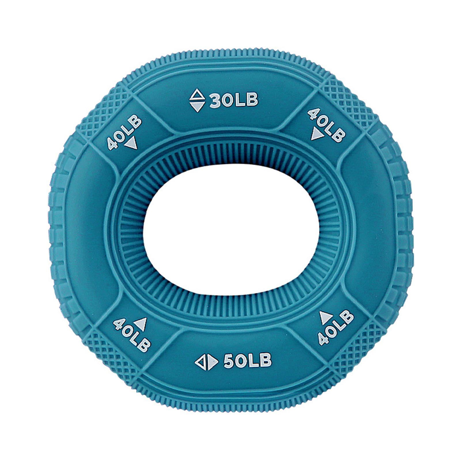 Magideal - Fortalecedor De Agarre De Mano, Estirador De Mano De Silicona, Agarre Ligero, Entrenamiento De Fuerza De Mano Para Regalos De Entrenamiento De Gimnasi Azul Oscuro