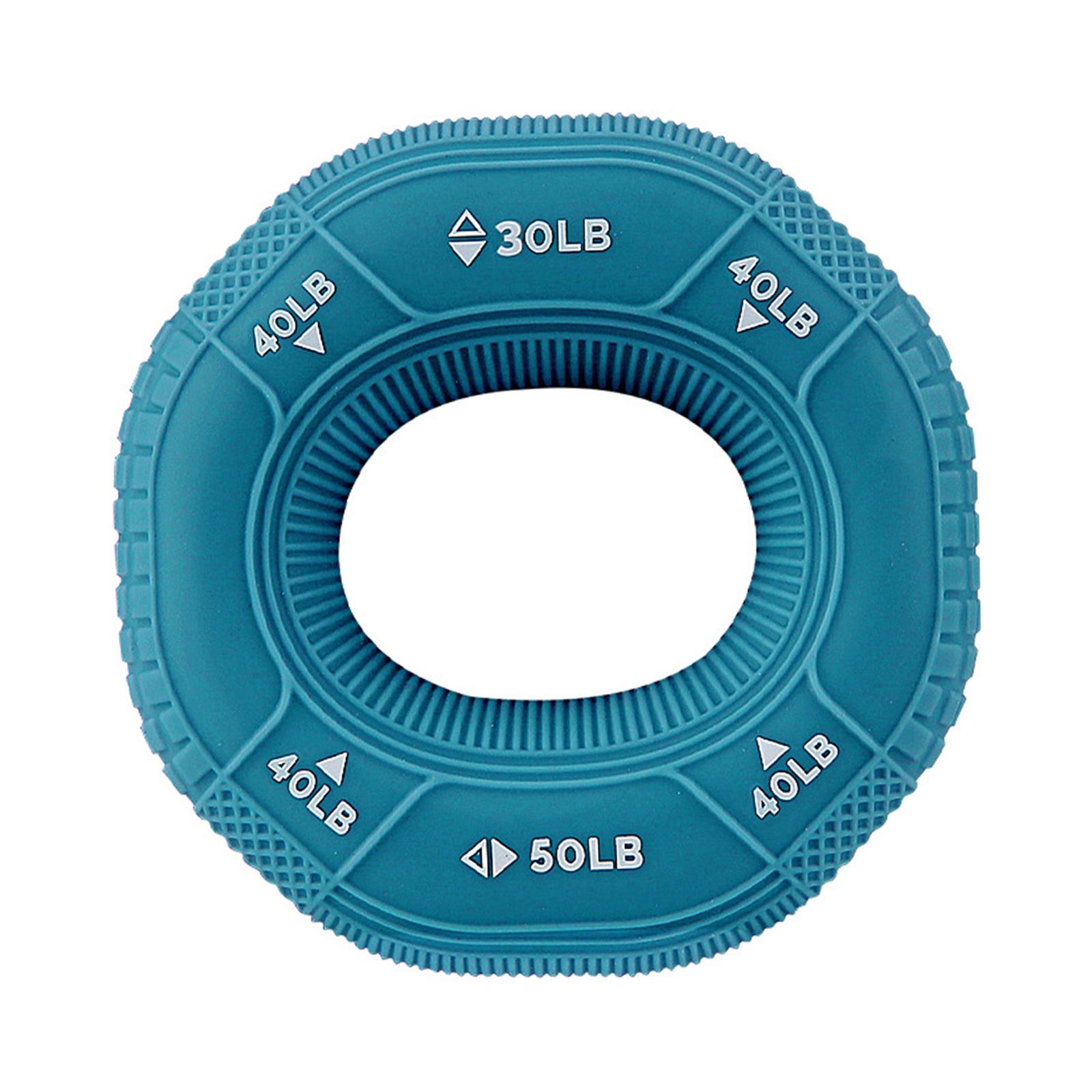 Magideal - Fortalecedor De Agarre De Mano, Estirador De Mano De Silicona, Agarre Ligero, Entrenamiento De Fuerza De Mano Para Regalos De Entrenamiento De Gimnasi Azul Oscuro