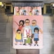 thumbnail image 3 of Bob's Burgers Duvet Cover Set 3 Piece Bedding Set Double Sided Printing Decorative Comforter Cover Set, 3 of 5