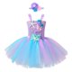 thumbnail image 5 of Disfraz De Estrella De Mar Para Ni?as, Vestidos De Fiesta Con Tutú De Princesa, 5 A?os, 5 of 5