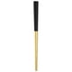 thumbnail image 1 of XmhyTop 2 Pares de Palillos Reutilizables de Acero Inoxidable, palillos chinos japoneses, Antiadherente, Aptos para Lavavajillas, 23.5 cm, El estilo C, Oro Negro, 1 of 5