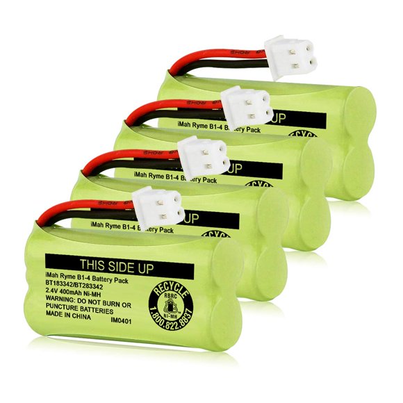 Batería iMAH BT183342/BT283342, 2,4 V, 400 mAh, Ni-MH, paquete de 4
