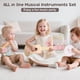 thumbnail image 2 of Set Musical Vanplay 7 en 1 Ukelele de Madera Rosa, 2 of 3