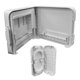 thumbnail image 3 of UISP-BOX-PLUS. Gabinete UI para exterior IPX6 compatible con UISP-S-PLUS, instalación en muro o poste de 35-60 mm, dimensiones 380x293x76 mm, 3 of 4