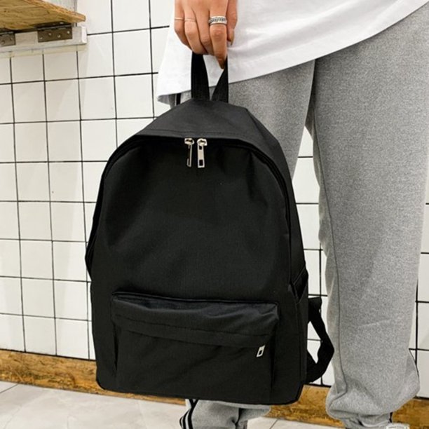 High Quality New Waterproof Nylon Women Backpack Female Travel Bag Backpacks Schoolbag for Teenage Girls Solid Color Bookbag