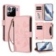 thumbnail image 1 of Funda Cartera Mariposa para [Xiaomi 15 Pro] con Soporte y Cremallera Rosa, 1 of 6