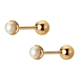 thumbnail image 2 of Aros 18 Kilates (18k) Para Bebe Atornillados #6, 2 of 3