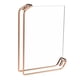 thumbnail image 5 of Marco De Imagen De Metal Creativo Soporte De Imagen Decorativa Mesa Para Guardería Oro Rosa A4, 5 of 5