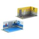 thumbnail image 1 of 2 Piezas 1:32 Estacionamiento Modelo Coche Diecast Garaje Escena StyleK, 1 of 5
