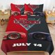thumbnail image 4 of Cars Lightning McQueen Boys 3 Piece Bedding with 1 Flat Sheet And 2 Pillowcases Twin Bed Sheets, 4 of 5