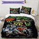 thumbnail image 1 of 3pcs Bedding Set Duvet Cover Closure Includes 1 Duvet Cover & 2 Pillowcases for All Seasons Bedroom Decor, Home Dorm High-Definition Print Rat Fink Power A364, 1 of 1