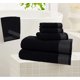 thumbnail image 4 of Juego de toallas Belizzi Home, 100% algodón, ultrasuaves, 6 unidades, color negro, 4 of 9