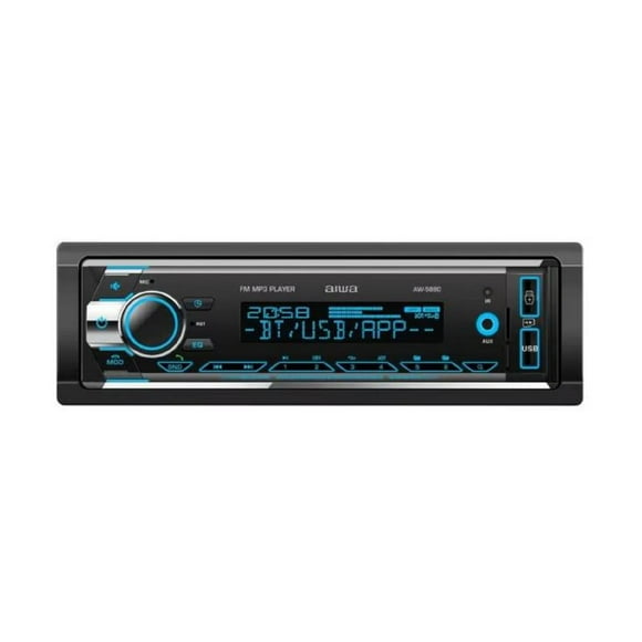 Radio De Auto Aw-5880 Con Usb, Bluetooth Y Lector De Tarjeta Sd