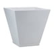 thumbnail image 3 of Macetero Blanco Zurique 34cm Alto Con Plato, 3 of 3